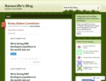 Tablet Screenshot of barnaville.wordpress.com