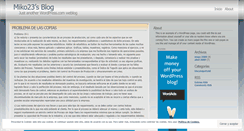 Desktop Screenshot of miko23.wordpress.com