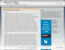 Tablet Screenshot of miko23.wordpress.com