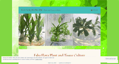 Desktop Screenshot of eshaflora.wordpress.com