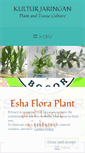 Mobile Screenshot of eshaflora.wordpress.com