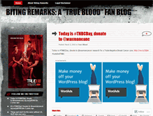 Tablet Screenshot of bitingremarks.wordpress.com