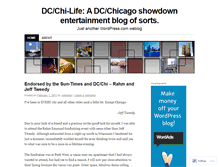 Tablet Screenshot of dcchilife.wordpress.com