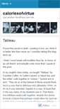 Mobile Screenshot of caloriesofvirtue.wordpress.com