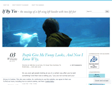 Tablet Screenshot of ifbyyes.wordpress.com