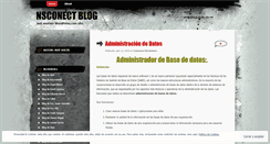 Desktop Screenshot of nsconect.wordpress.com