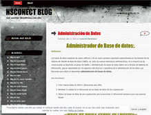 Tablet Screenshot of nsconect.wordpress.com