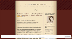 Desktop Screenshot of passarinhonagaiola.wordpress.com