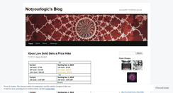 Desktop Screenshot of notyourlogic.wordpress.com