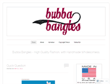 Tablet Screenshot of bubbabangles.wordpress.com