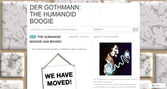 Desktop Screenshot of dergothmann.wordpress.com