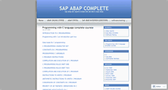 Desktop Screenshot of abapprogramming.wordpress.com
