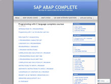 Tablet Screenshot of abapprogramming.wordpress.com