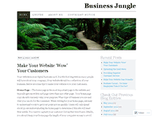 Tablet Screenshot of businessjungle.wordpress.com