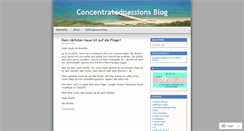 Desktop Screenshot of concentratedpassion.wordpress.com