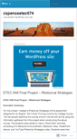 Mobile Screenshot of cspenceetec674.wordpress.com