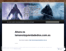 Tablet Screenshot of lamanoizquierdadedios.wordpress.com