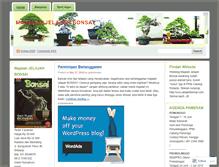 Tablet Screenshot of bonsaisidoarjo.wordpress.com