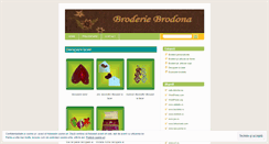 Desktop Screenshot of broderiebrodona.wordpress.com