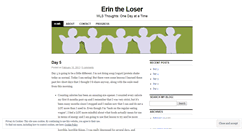 Desktop Screenshot of erintheloser.wordpress.com