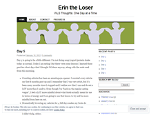 Tablet Screenshot of erintheloser.wordpress.com