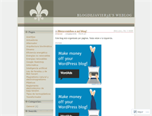 Tablet Screenshot of blogdejavier3e.wordpress.com