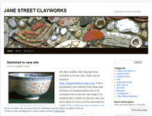 Tablet Screenshot of janestreetclayworks.wordpress.com