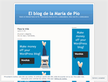 Tablet Screenshot of mariadepio.wordpress.com