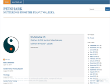Tablet Screenshot of petshark.wordpress.com