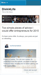 Mobile Screenshot of diski4life.wordpress.com