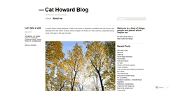 Desktop Screenshot of cathoward.wordpress.com