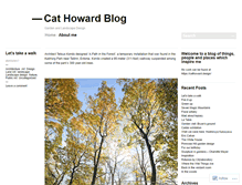 Tablet Screenshot of cathoward.wordpress.com