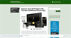 Desktop Screenshot of golfsensereview.wordpress.com