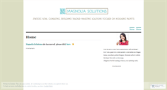 Desktop Screenshot of magnoliasolutions.wordpress.com