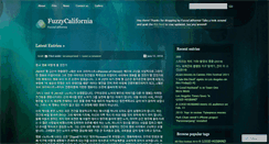 Desktop Screenshot of fuzzycalifornia.wordpress.com