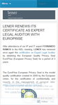 Mobile Screenshot of leneritlaw.wordpress.com