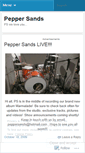 Mobile Screenshot of peppersands.wordpress.com
