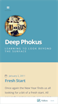 Mobile Screenshot of deepphokus.wordpress.com