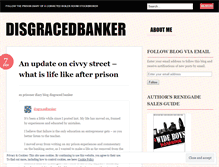 Tablet Screenshot of disgracedbanker.wordpress.com