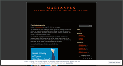 Desktop Screenshot of mariaspen.wordpress.com