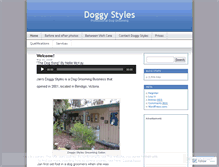 Tablet Screenshot of jansdoggystyles.wordpress.com