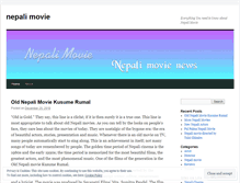 Tablet Screenshot of nepalimovie.wordpress.com