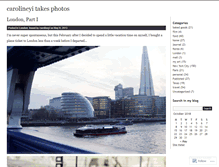 Tablet Screenshot of carolineyi.wordpress.com