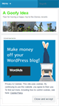 Mobile Screenshot of goofyidea.wordpress.com