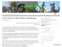 Tablet Screenshot of goofyidea.wordpress.com