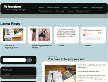 Tablet Screenshot of fitfreedom.wordpress.com