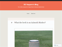 Tablet Screenshot of dcvaquero.wordpress.com