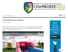 Tablet Screenshot of chamboree2010.wordpress.com