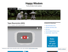 Tablet Screenshot of happywisdom.wordpress.com