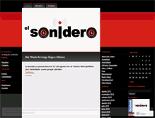 Tablet Screenshot of elsonidero.wordpress.com